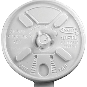 Dart 10FTL White Lift n’ Lock Lid