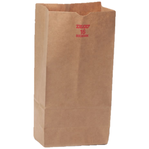 16 lb Brown Paper Bags