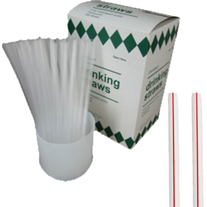 7 3/4 inch Unwrapped Straws