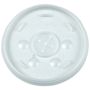 Dart 32SL Translucent Lid With Straw Slot