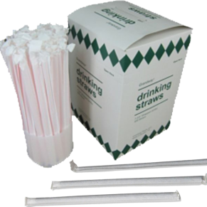 Wrapped Straws 7 3/4 inch