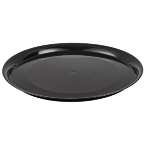 Fineline Settings Black 18 Round Catering Tray