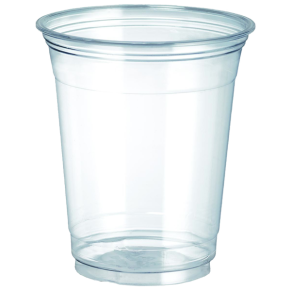 10 oz. (78mm) Clear PET Plastic Cups