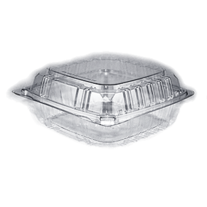 8×8 Clear Hinged Lid