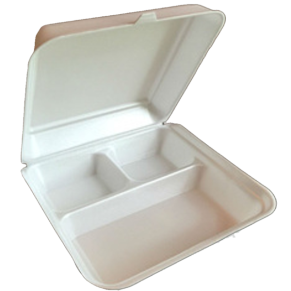 3 Compartment Foam Hinged Lid, Large