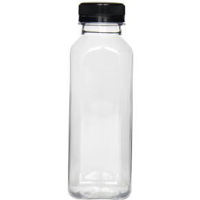 8oz. Square PET Juice Bottles