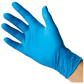 5 Mil Blue Nitrile Gloves, Large 5 mil