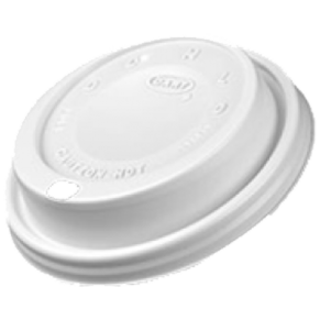 Lids for 12-20 oz Paper Cups (White)