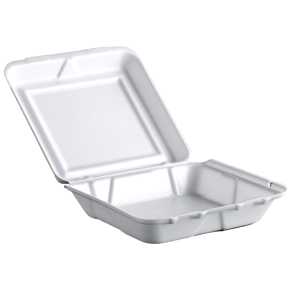 3 Compartment Foam Hinged Lid, Large