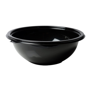 160 oz Black Salad Bowls